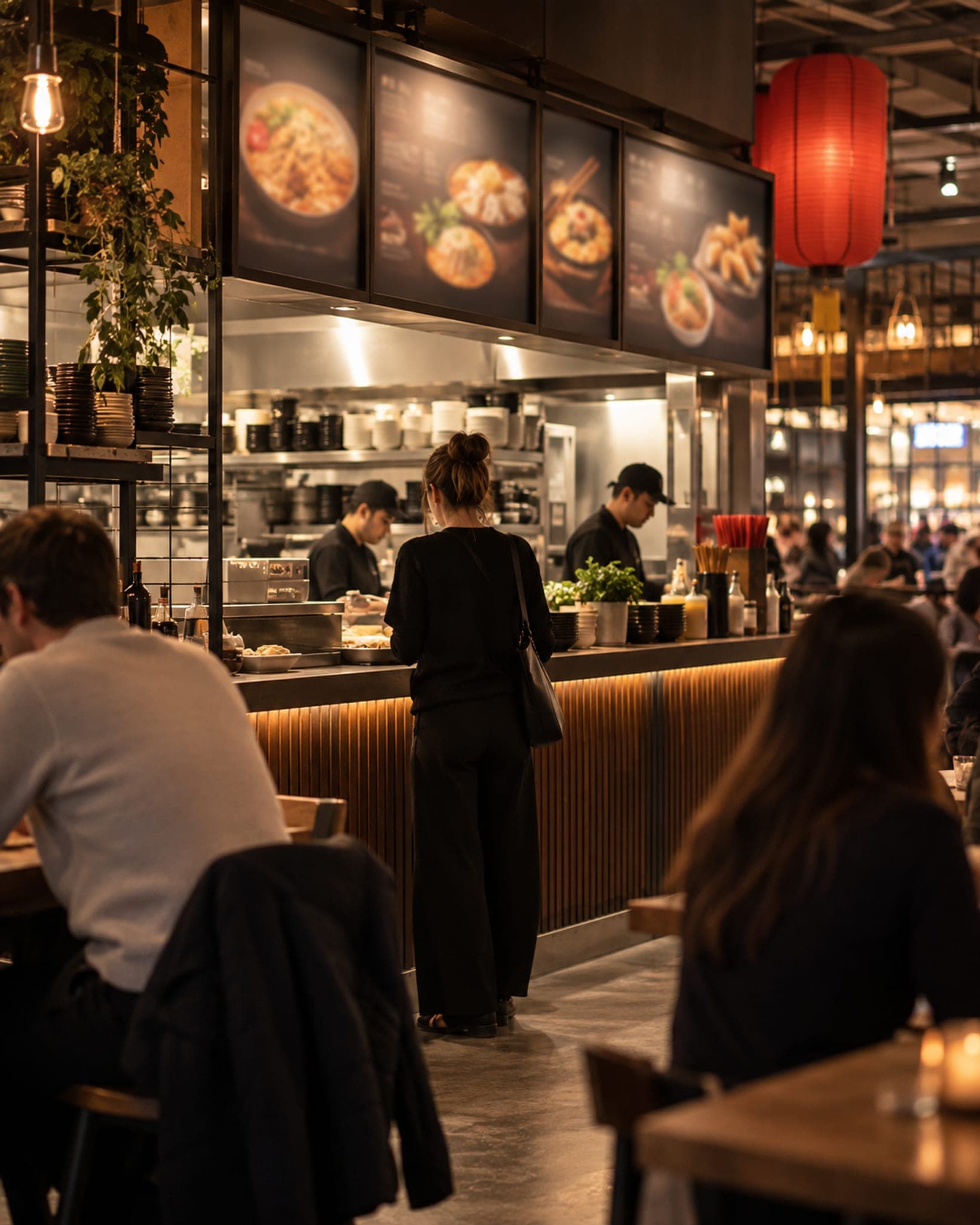 Disken på Pin Pin Dumpling inne i Mitt Möllan
